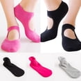 thumbnail image 4 of Kmbangi Female Yoga Socks Anti-Slip Short Tube Socks Sports Stocking, 4 of 5