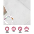 thumbnail image 6 of Spring Wildflowers Kitchen Dish Towels for Drying Dishes Set of 2, Watercolor Floral Leaf Colorful Plaid Waffle Weave Microfiber Hand Tea Bathroom Towels Quick Dry & Absorbent Towel 12x12, 6 of 7