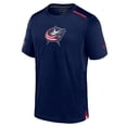 thumbnail image 2 of Men's Fanatics  Navy Columbus Blue Jackets Authentic Pro Performance T-Shirt, 2 of 3