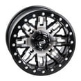 thumbnail image 3 of 4/137 Tusk Teton Beadlock Wheel 14x7 4.0 + 3.0 Machined/Black, 3 of 7