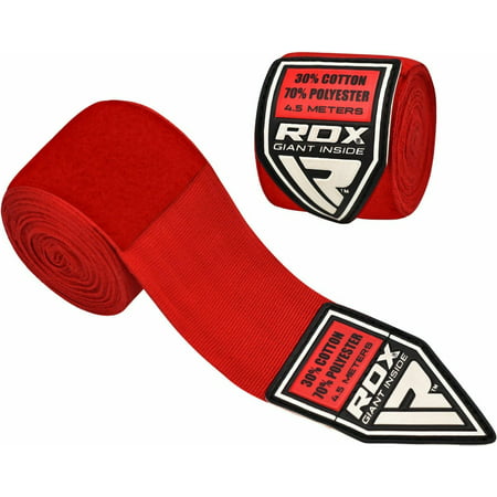 RDX Boxing Hand Wraps Elasticated MMA Inner Gloves Fist Protector 4.5 meter Bandages