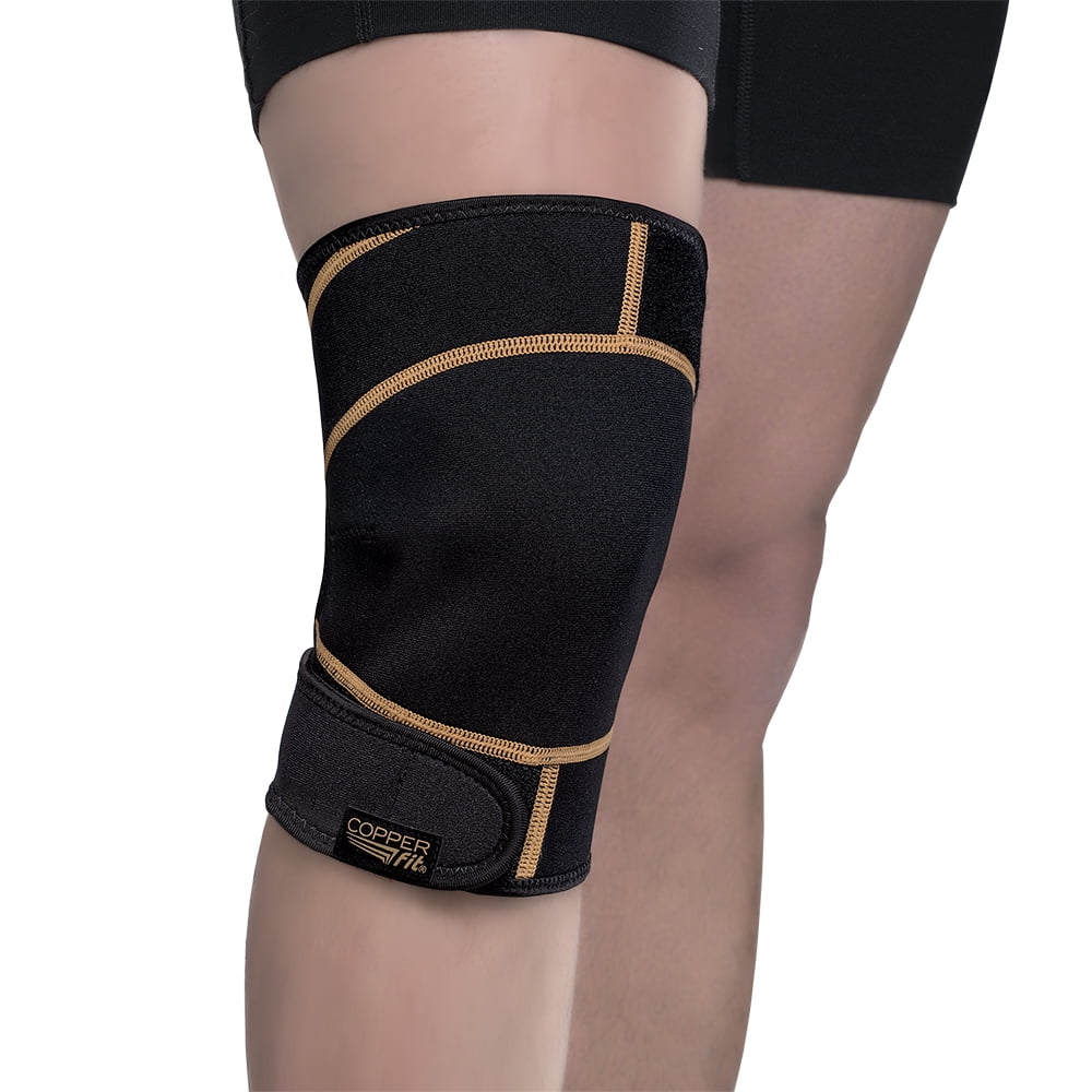 Copper Fit Rapid Relief Knee Compression Wrap with Hot/Cold Therapy, Adjustable