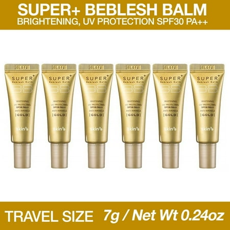 SKIN79 Travel Size 6 Pack Super+ Beblesh Balm Original BB Cream Gold 7g/0.24oz