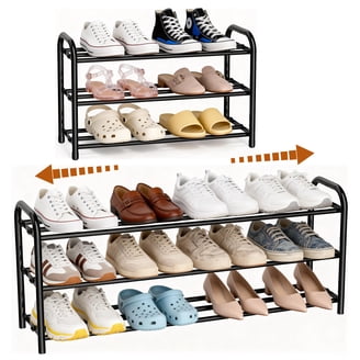 Kicks & Co XL Shoe Storage Clear Plastic Stackable Shoe Box with