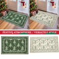 thumbnail image 4 of Christmas Tree Door Mat 15.75 23.62inch,Non-Slip Washable for Entryway Indoor,Winter Holiday Welcome Mat,Door Mat for Winter Living Room Bedroom Holiday Decor,Non-Slip PVC Backing, 4 of 8