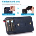 thumbnail image 6 of for iPhone XR Case, Lightweight Premium PU Leather iPhone XR Wallet Case with Card Holders Protective Case for iPhone XR Adjustable Stand,Blue, 6 of 7