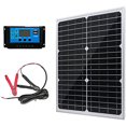 thumbnail image 1 of Kit de cargador de batería de panel solar de 12W y 18V Carga monocristalina para teléfonos móviles y cámaras deportivas, 1 of 5