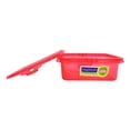 thumbnail image 3 of Recipiente Guateplast Aquarelas Dots Cuadrado Rojo Pimiento 700 ml, 3 of 3