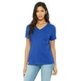 thumbnail image 1 of Bella + Canvas Ladies' Relaxed Jersey V-Neck T-Shirt, 1 of 1