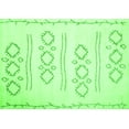 thumbnail image 1 of Ahgly Company Indoor Rectangle Solid Green Modern Area Rugs, 2' x 5', 1 of 1