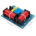 thumbnail image 2 of 2 Way Speaker Crossover, 80W Speaker Audio Frequency Divider Loudspeaker 2 Unit Crossover for Speakers - 2Pack, 2 of 5