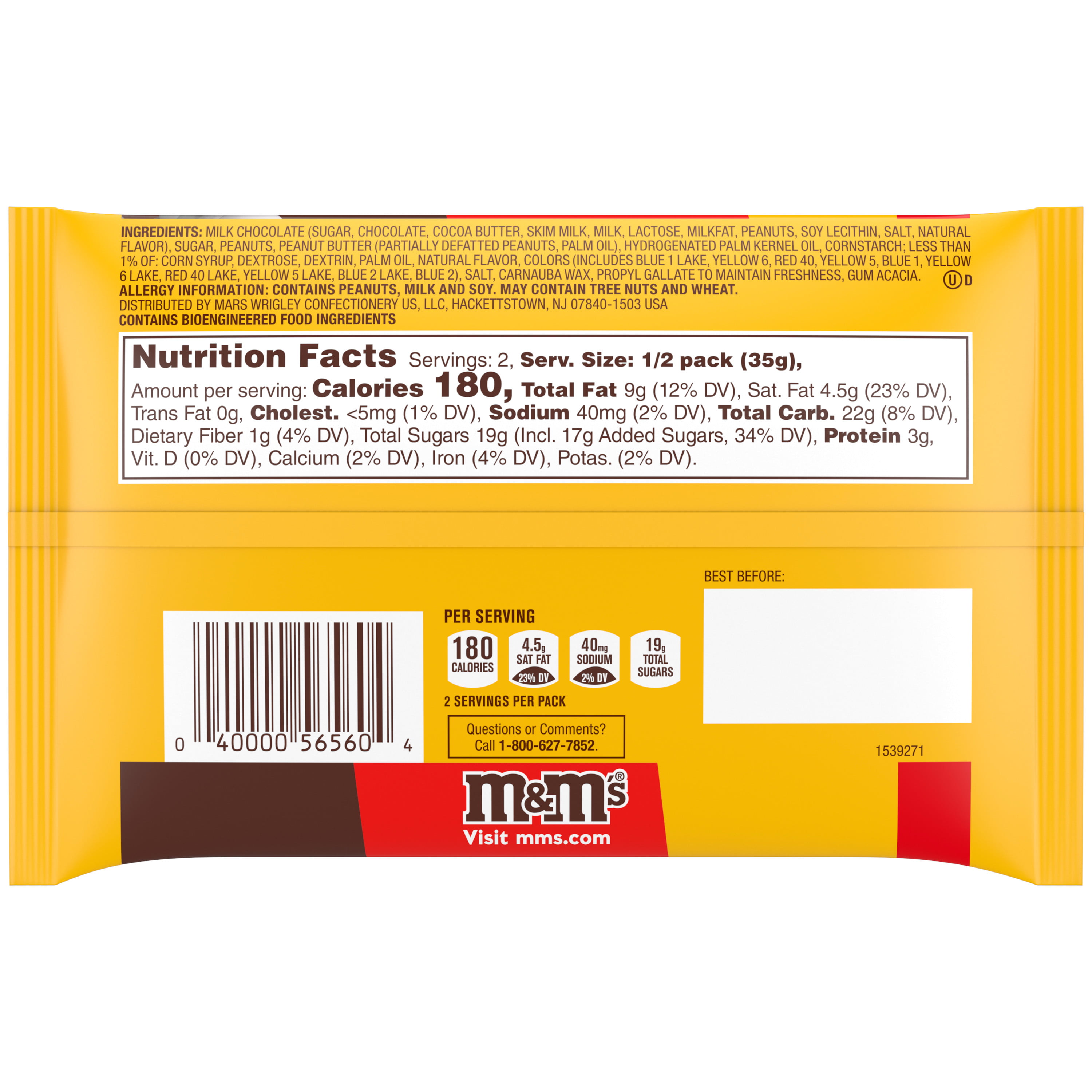 M&M's® Peanut Mix Chocolate Candy Sharing Size Bag, 8.3 oz - Fred
