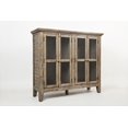 thumbnail image 2 of Jofran Rustic Shores 48" Coastal Distressed Acacia Four-Door Accent Cabinet, 2 of 6