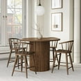 thumbnail image 2 of Jofran Fitz Traditional Solid Wood Curved Back Spindle Counter Stool, 2 of 7
