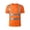 Orange_002, variant on Men's high vis shirts Quick Dry Hi Vis Reflective Safety Short Sleeve T Shirts Construction Work Shirts with Reflective Strips Light Green 2XL