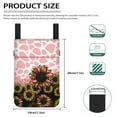 thumbnail image 7 of COEQINE Sunflower Crutch Case Cow Print Storage Organizer for Underarm Crutches Cane Pouch Bag Cane with Front Pockets and Drink Holder Walking Cane Pouch for Women Girls, 7 of 7