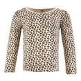 thumbnail image 5 of Hudson Baby Girls Thermal Long Sleeve Tees 5pk, Buffalo Plaid Leopard, 6-12 Months, 5 of 7