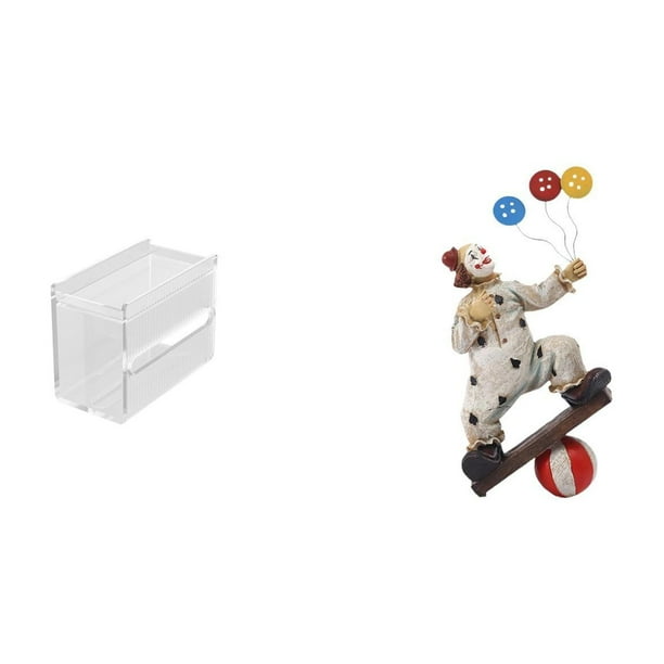 caso de tejido,Caja de almacenamiento de papel higiénico para montaje en pared,Soporte de pared acrílico para papel higiénico y toallas,Figuras de payasos,Estatua de payaso,escultura,adorno