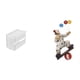 thumbnail image 1 of caso de tejido,Caja de almacenamiento de papel higiénico para montaje en pared,Soporte de pared acrílico para papel higiénico y toallas,Figuras de payasos,Estatua de payaso,escultura,adorno, 1 of 8