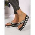 thumbnail image 3 of Women's Fashionable Leopard Print Slippers, Versatile, 3 of 5