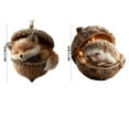 thumbnail image 3 of Taicans 2Pcs 3D forest Animal Acorn Ornaments – Cozy forest Christmas Ornaments,2026 Pine Cone Animal Decoration,Woodland Creature Figurine,Acrylic Hanging Ornament Rustic Nature-Themed Home Decor, 3 of 5