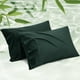 thumbnail image 1 of Fundas de Almohada Bedsure Efecto Refrescante Tamaño Estándar Juego de 2 Verde, 1 of 8