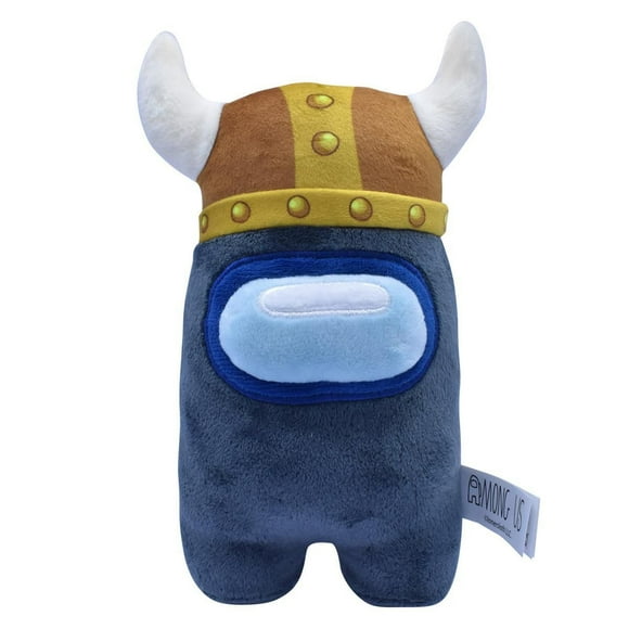 Among Us 6" Plush - Black with Viking Hat