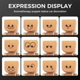 thumbnail image 5 of Shaking Wooden Man Figurine for Car Dashboard, Funny Handmade Shak Feet Woodens Doll Suitable for Car Accessories and Desk Decoration with 12PCS Magnetic Expressions (Style A), 5 of 8