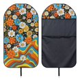 thumbnail image 6 of Uorisanigo Daisy Car Seat Towel Cover Front Car Seat Covers Universal Front Seat Cover Waterproof Soft Auto Seat Covers Anti-Slip Universal Fit for Auto Truck Van SUV, 6 of 6
