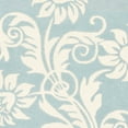 thumbnail image 2 of SAFAVIEH Soho Logan Floral Wool Area Rug, Blue/Ivory, 5' x 8', 2 of 4