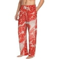 thumbnail image 2 of Easygdp Beef Steaks Men's Pajama Pant, Sleep Elastic Waistband Lounge Pants - Small, 2 of 9