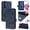 Darkblue, variant on Wallet Case for Samsung Galaxy S26, Rose Flower Embossed PU Leather Flip Cover with Wrist & Shoulder Strap,Kickstand RFID Blocking Magnetic Card Slots Full Body Protection for Women, Pink