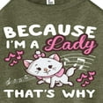 thumbnail image 3 of Disney - The Aristocats - Because I'm A Lady - Juniors High Neck Tank Top, 3 of 5