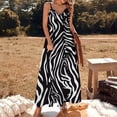 thumbnail image 2 of Animal Print Patterns Sleeveless Dress Woman Fashion Long Dresses Women's Summer Suit Dress Summer 2025 Women, 2 of 7