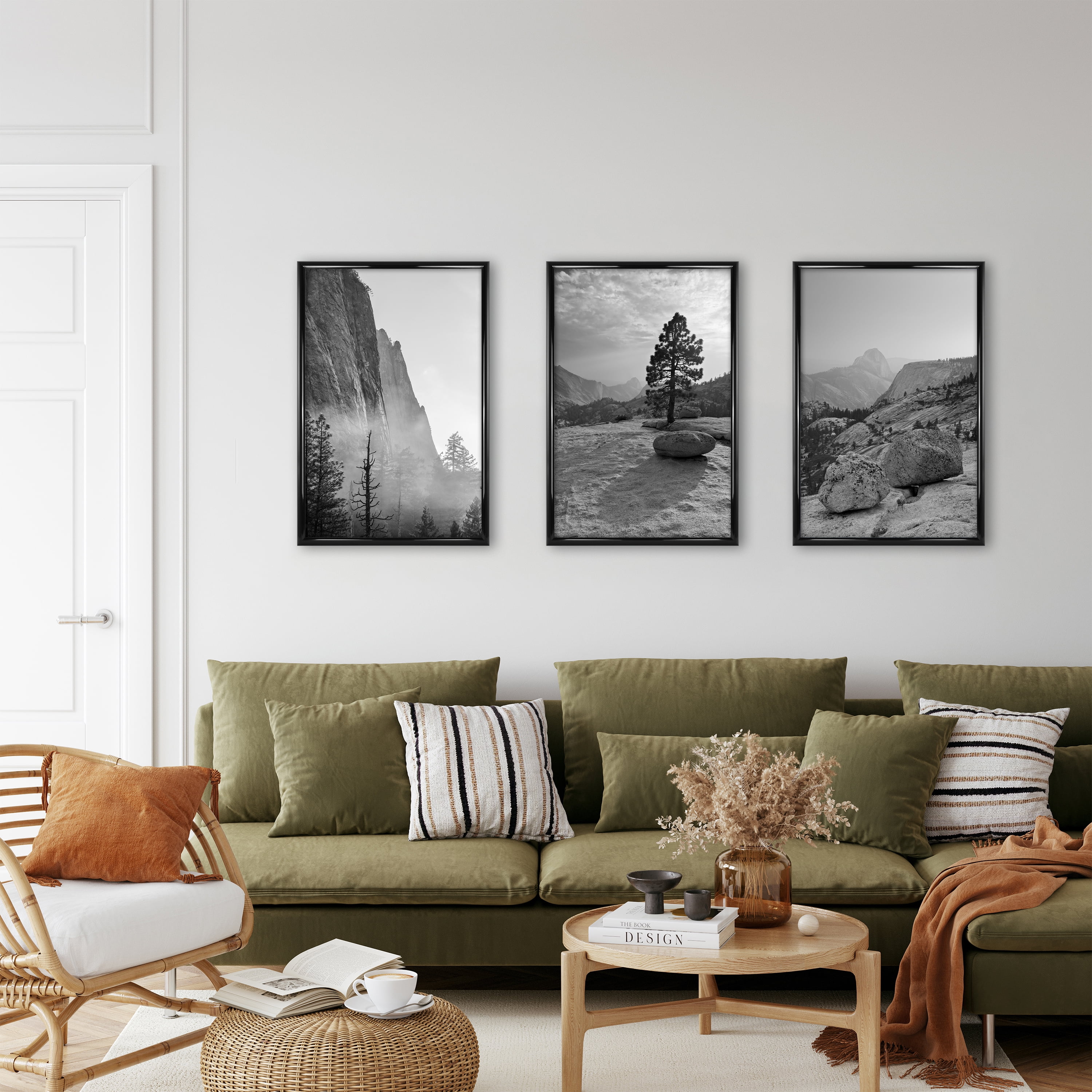 Mainstays 20"x 30" Black Rounded Poster Frame Set of 3