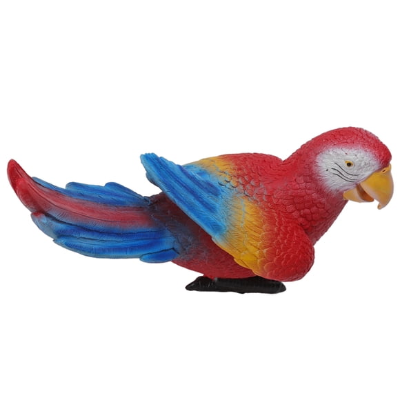 Adorno De Escultura De Loro Impermeable, Estatua De Pájaro Realista Para Decoración De Jardín Con Mano De Obra Exquisita, Adorno De Pájaro De Jardín, Adecuado Para El