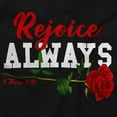 thumbnail image 2 of Urban Streetwear Rejoice Always Crewneck T Shirts Boy Girl Teen Brisco Brands M, 2 of 5