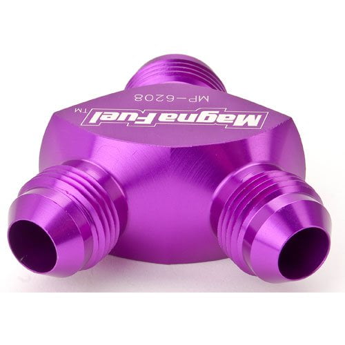8AN Y-Fitting MagnaFuel MP-6208-10AN Male and