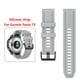 thumbnail image 1 of Correa de reloj de silicona de 20 mm para correa de pulsera deportiva Garmin Fenix ​​7S (gris), 1 of 6