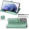 thumbnail image 6 of for Samsung Galaxy S22 Cartoon Cute Wallet Case,Cat Dog Style Flip Phone Cover with ID Card Holder PU Leather Cases for Samsung Galaxy S22 MG Green, 6 of 7