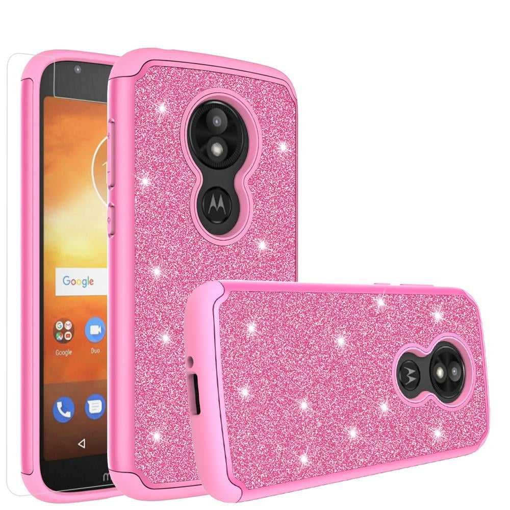 Moto E5 Play,Moto E5 Cruise Case,Glitter Bling Silicone Shock Proof