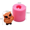 thumbnail image 1 of Fondant Silicone  3D Owl Candle  Fondant Silicone  Reusable   For Cake Decorating Chocolate Fondant Candy, 1 of 7