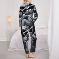 thumbnail image 5 of Lsque The Binding of Isaac Pattern Long Sleeve Pajama Set for Women - Soft 2-Piece Sleepwear and Loungewear Set with Pockets, Comfy Nightwear, 5 of 8