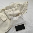 thumbnail image 3 of Bolso vagabundo de moda para mujer, bolso transparente de PVC para axila, sencillo para regalo (blanco) Ehuebsd Para Estrenar, 3 of 9