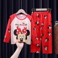 thumbnail image 1 of Pijamas para niños, conjunto de ropa para el hogar de manga larga para niñas de estilo coreano, ropa fina para aire acondicionado para bebés, ropa para niños de primavera y otoño, 1 of 2