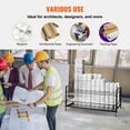 thumbnail image 6 of VEVOR Blueprint Storage Rack, 50 Slots Blueprint Holder with Wheels, Mobile Metal Blueprint Storage Cart for Construction Plan Map Poster Architectural, Roll File Holder for Home, Office, School, 6 of 9