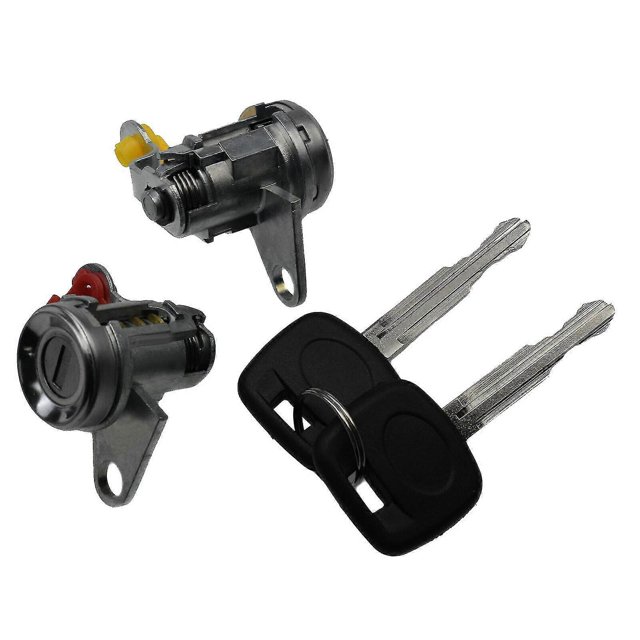 Pair Front Door Lock Cylinder Set Kit with Keys for 95-04 96-02 96-00 6905135070,69051-35070