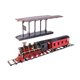 thumbnail image 3 of Puzzle Tracks Model 3D madera rompecabezas tren estación ferrocarril juguete educativo kit montaje manualidad adecuado para regalo cumpleaños decoración hogar 54cmx6.5cmx10.7cm, 3 of 9