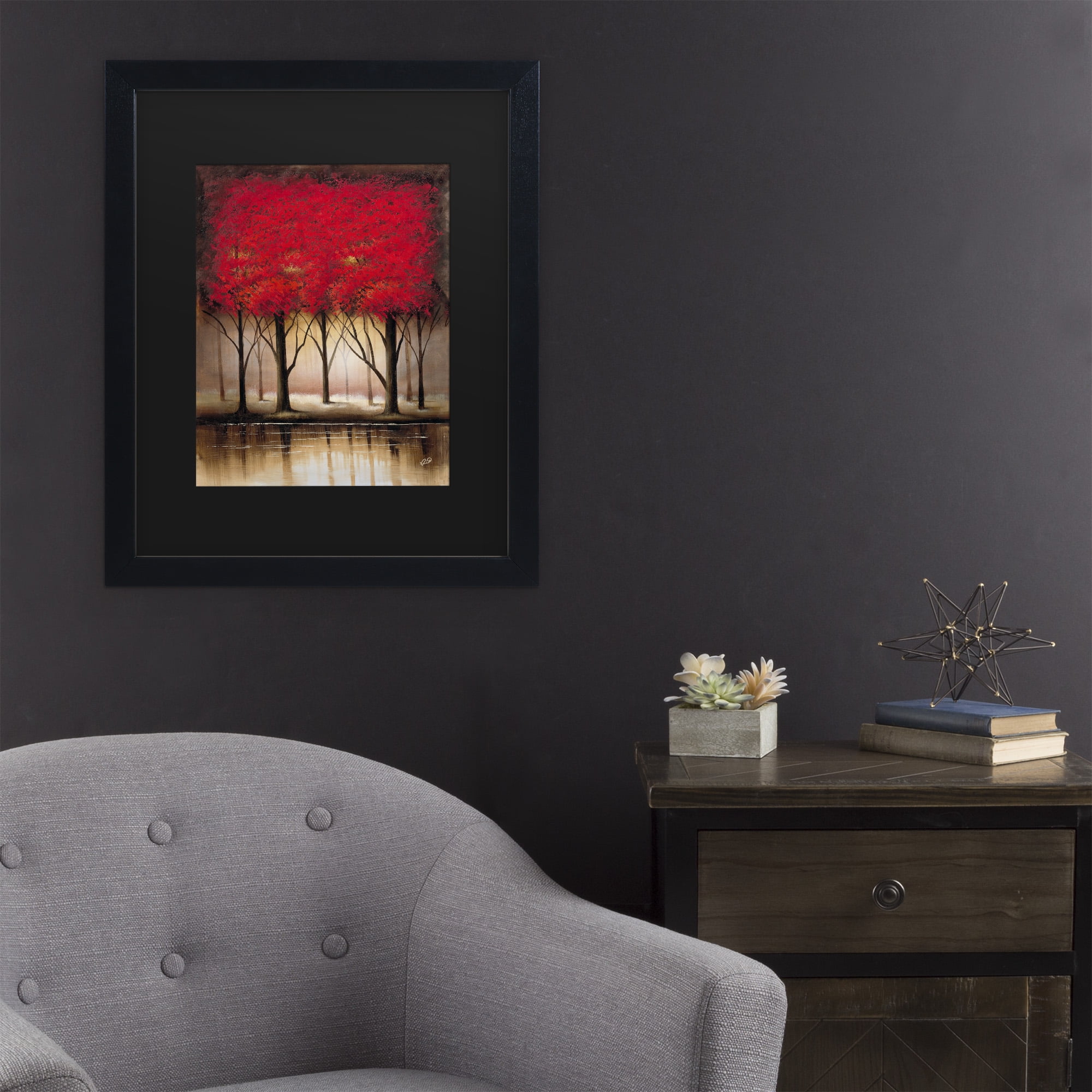 Trademark Fine Art 'Serenade in Red' Canvas Art by Masters Fine Art