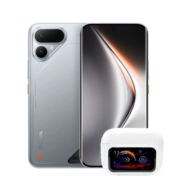Celular Tecno Pova Curve 2 5G 256GB 8GB RAM Plata fundida Dual SIM